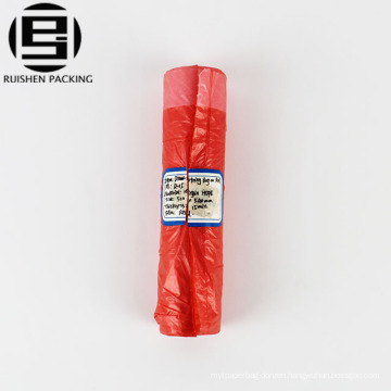 HDPE garbage bags drawstring type on roll